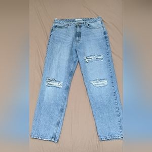 Zara distressed jeans